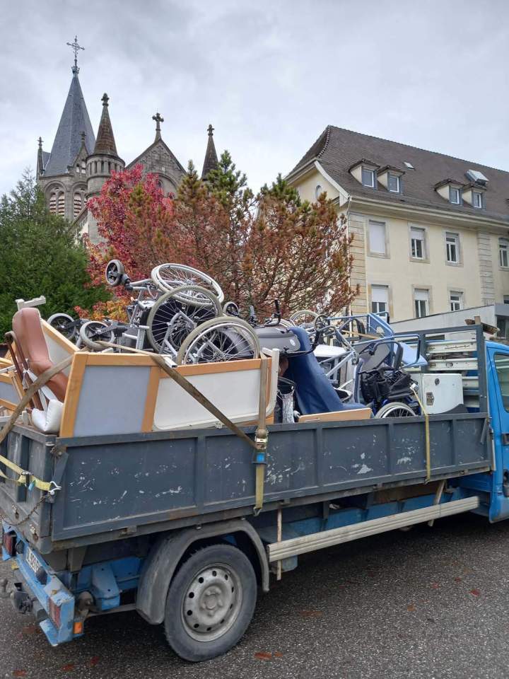 Débarras de fauteuils roulants et de fournitures médicales Haut-Rhin